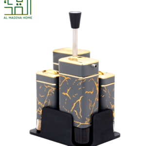 Spice Jar with Oil bottle square