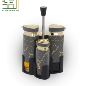 Oil Container with Spice Jars